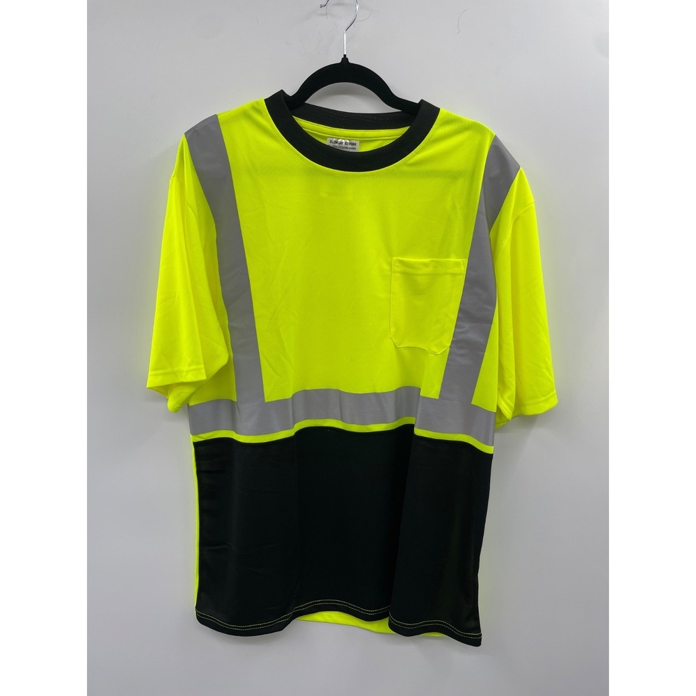 NWOT Ergodyne Tenacious Work Gear High-Visibility Shirt Men's 2XL Green Pullover